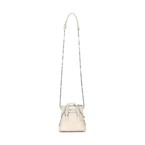 Maison Margiela 5AC Cow Leather Handbag, Shoulder Bag, Crossbody Bag Women's Light Gray