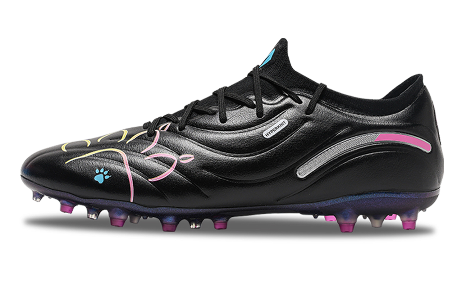 KELME Master 2.0 MG Multi Ground Cushioning Slip Resistant Abrasion Resistant Support Soccer Shoes Men’s Black