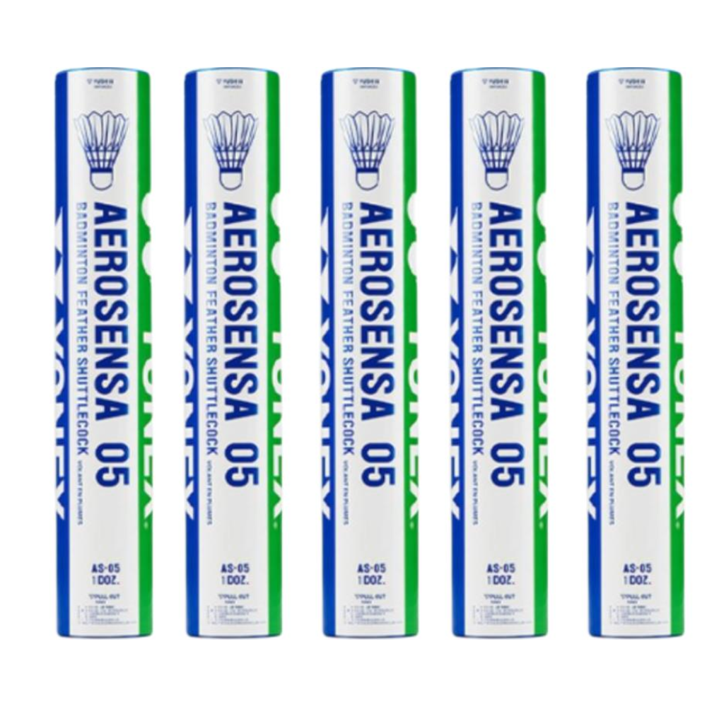 YONEX AS 05EX Duck Feather Shuttlecock 12 Pack Duck Feather Shuttlecocks