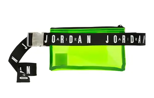 Jordan Polyurethane Crossbody Fanny Pack Regular Unisex Neon Yellow