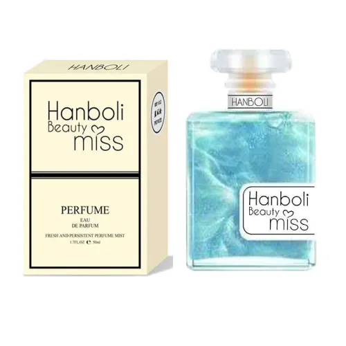 HANBOLI Han Boli long-lasting fragrance blue wind chime 805 fresh and natural niche light fragrance unisex quicksand perfume green leaf floral fragrance strong perfume EDP for boyfriend or husband birthday gift
