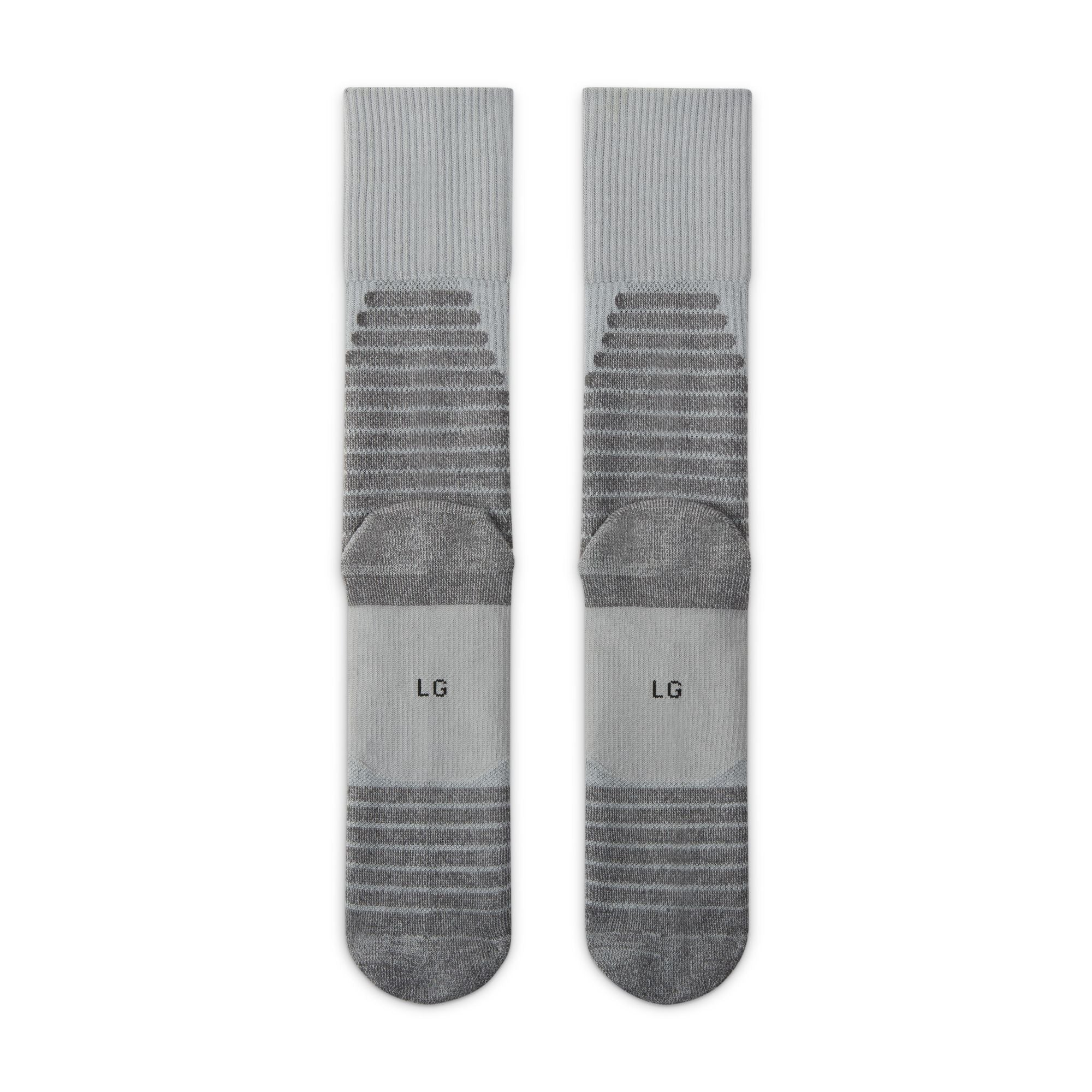 Nike Crew Socks Unisex 1 Pack Light Smoke Gray