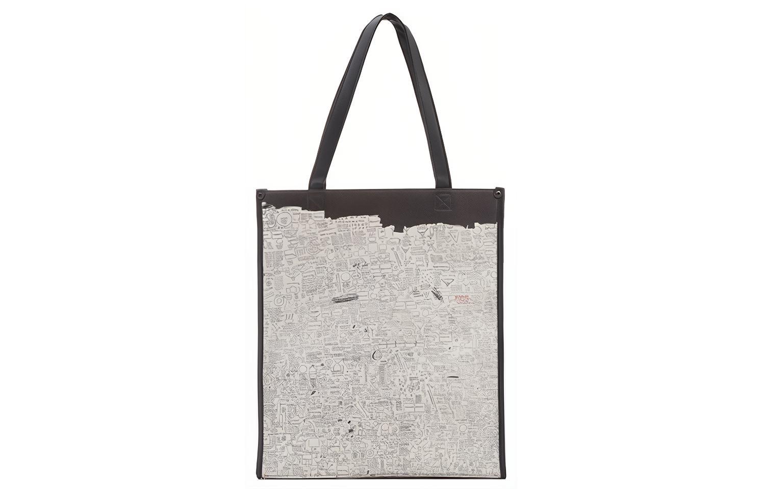 Сумка SPRAYGROUND TALL TOTE PVC (бежевый) — фото 6