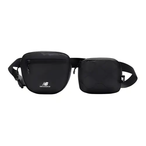 New Balance Zip Closure Fabric Fanny Pack Regular Unisex Black