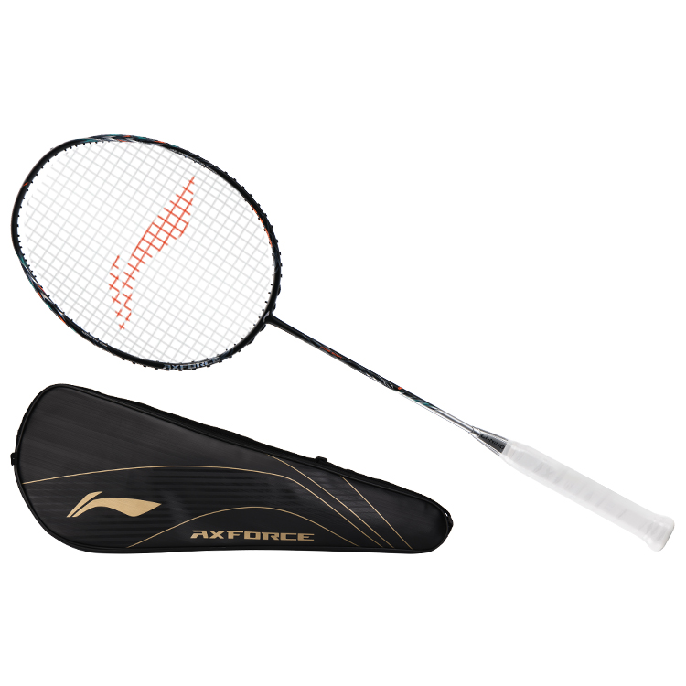 Li Ning Thunder 70 Full Carbon Badminton Rackets Professional 675MM Black Silver