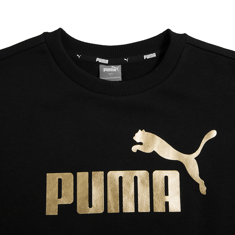 Женское худи PUMA ESS+ Logo (черное) — фото 5
