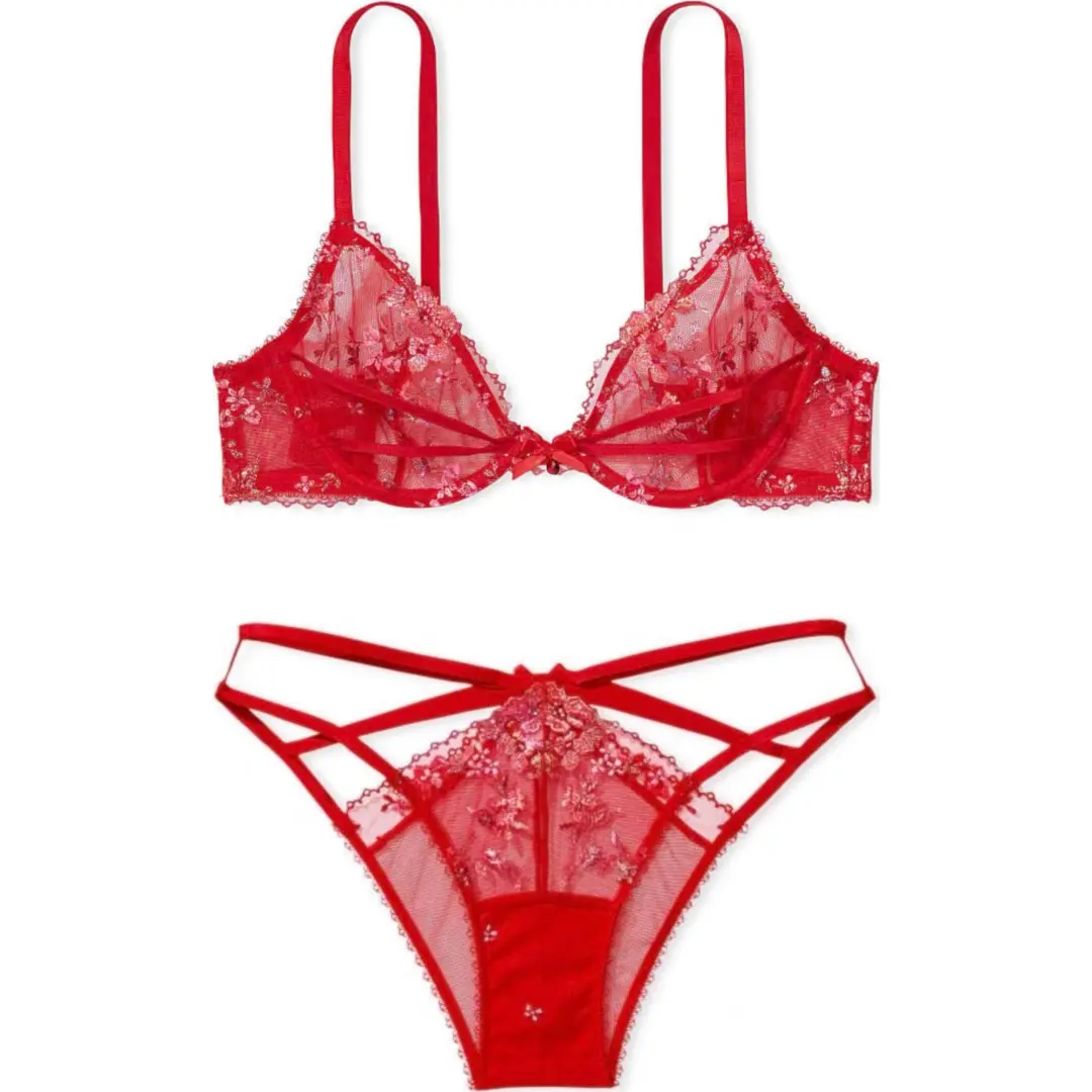 Victoria's Secret Underwear Set Women's Red
