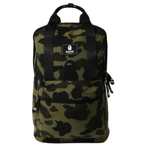 A BATHING APE Nylon Backpack Regular Men's Green