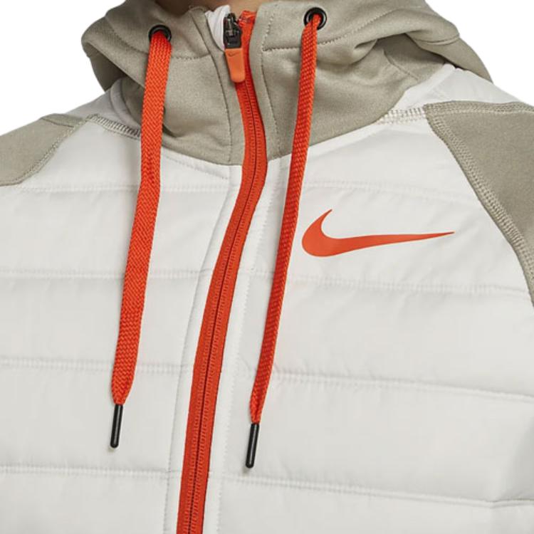 Мужская куртка Nike Colorblock Padded Jacket (серый металлик) — фото 5