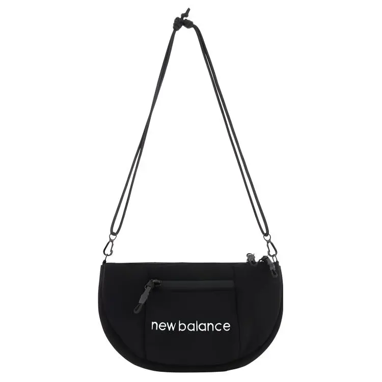 New Balance Fabric Shoulder Bag, Crossbody Bag Regular Unisex Black