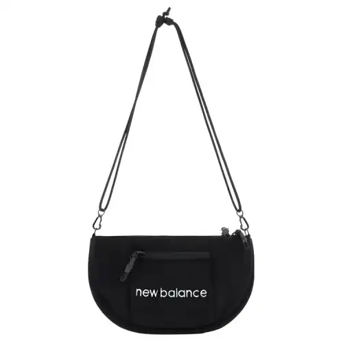 New Balance Fabric Shoulder Bag, Crossbody Bag Regular Unisex Black