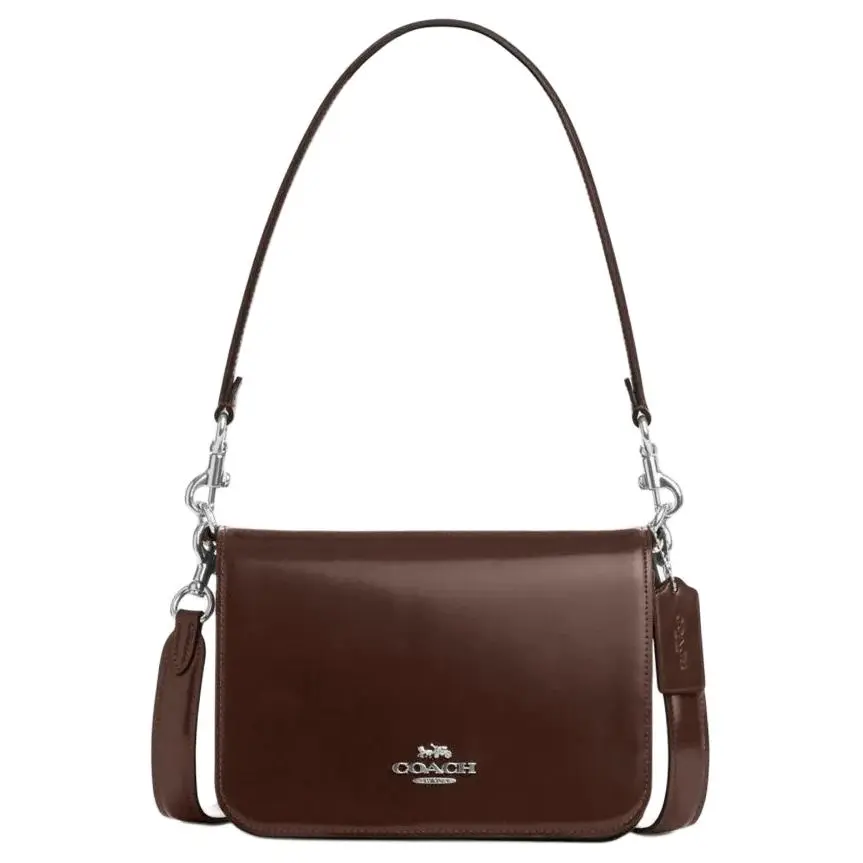 COACH Quinn Cow Leather Crossbody Bag Shoulder Bags Small Women's Maple Leaf