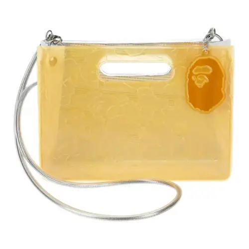 A BATHING APE PVC Crossbody Bag, Shoulder Bag Regular Men's Multicolor