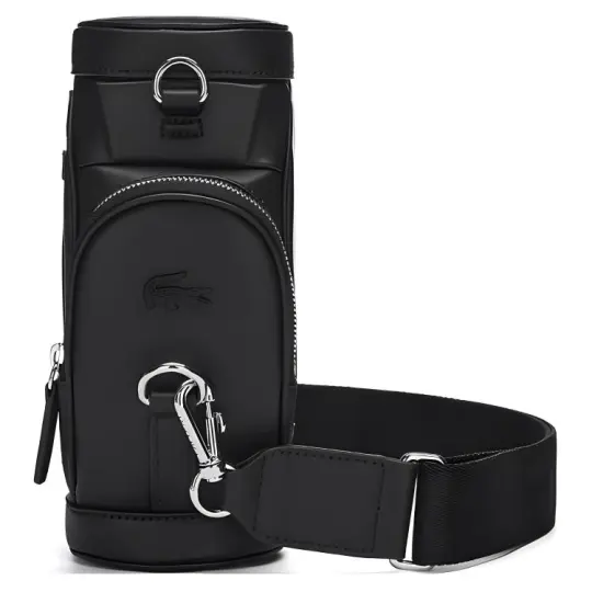 LACOSTE Pu Sling Bag Small Women's Black
