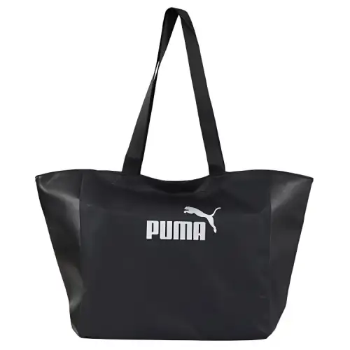 PUMA Zip Closure Pu Handbag Regular Women's Black