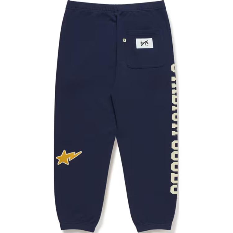 Спортивные штаны A BATHING APE Stadium Goods (черные) — фото 2