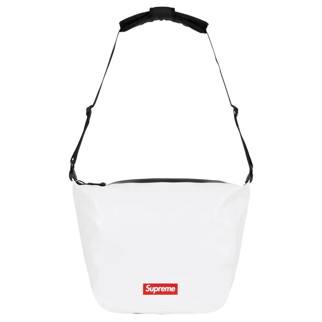 Supreme PVC Shoulder Bag, Crossbody Bag Small Unisex White