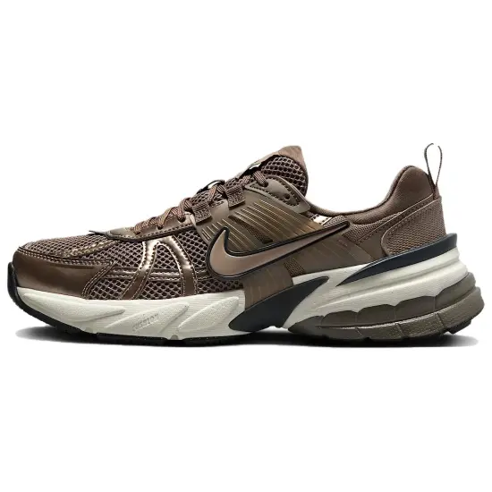 Nike V2K Run Anti Slip Wear Resistant Low Top Casual Running Shoes Women's Brown