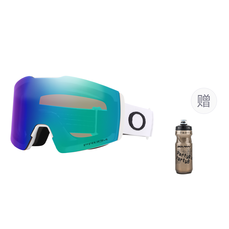 Oakley 7103 Fall Line M Asia Version Coverage Anti Fog, Snow Blindness Prevention, Anti Glare, Windproof Snap Buckle