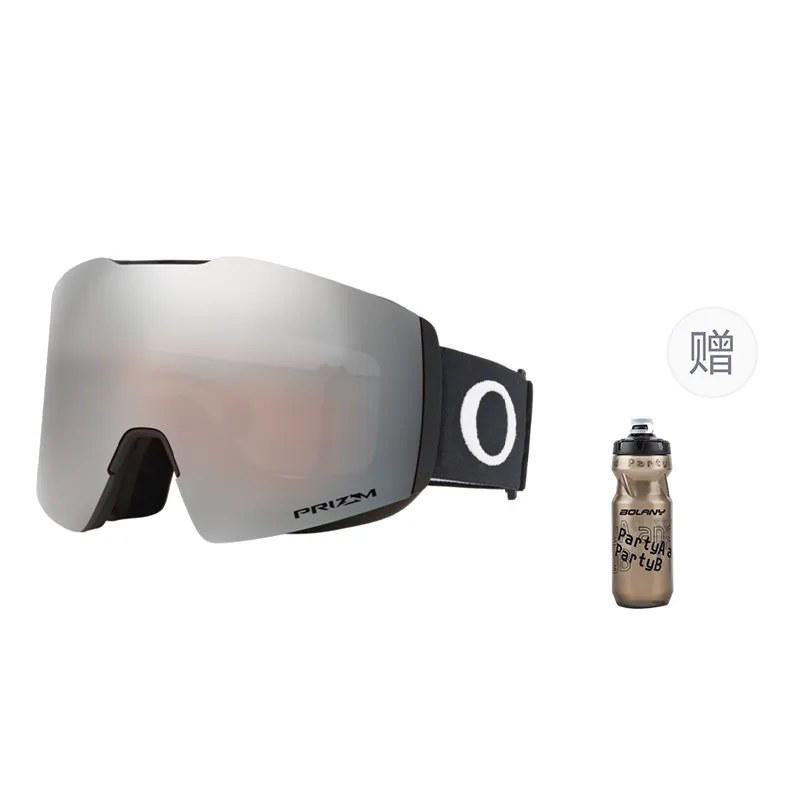 Oakley 7099FALL LINE L Coverage Anti Fog Snow Blindness Prevention Anti Glare Snap Buckle Unisex Ski Goggles