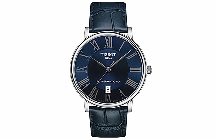 Мужские часы TISSOT Carson Premium (синие)