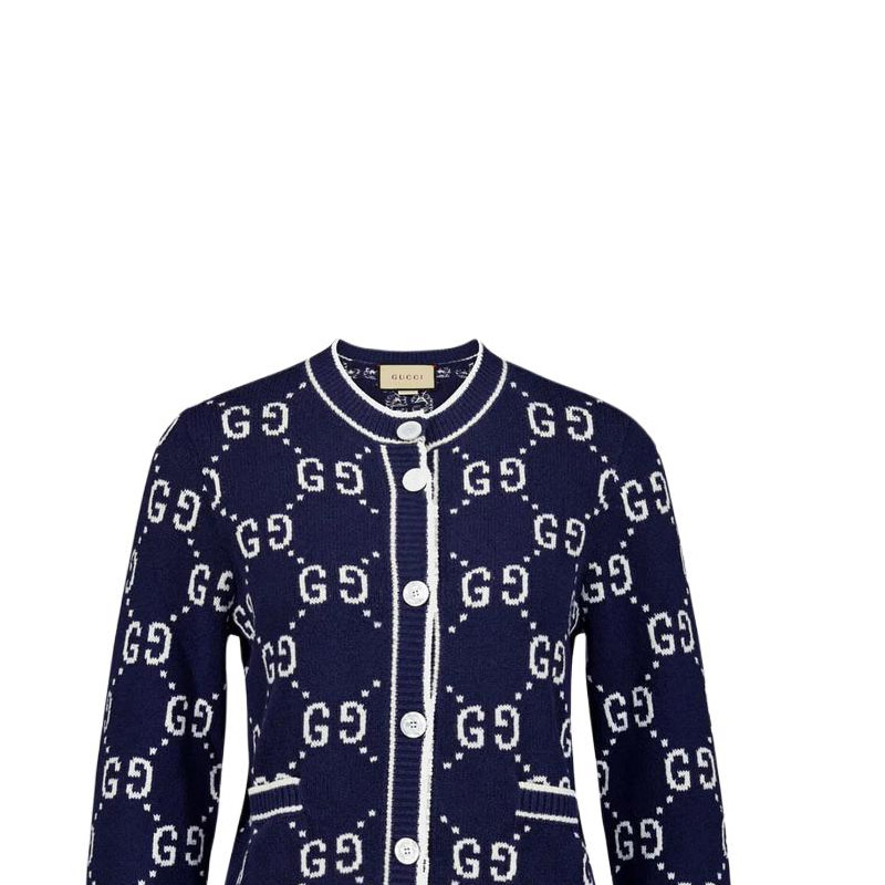 Женское худи Gucci (синее) — фото 6