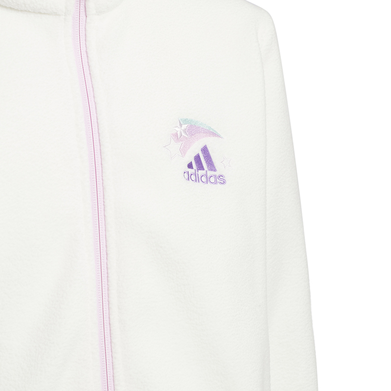 детская куртка adidas (розовая) — фото 5