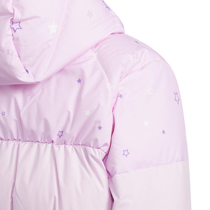 детская куртка adidas (розовая) — фото 4