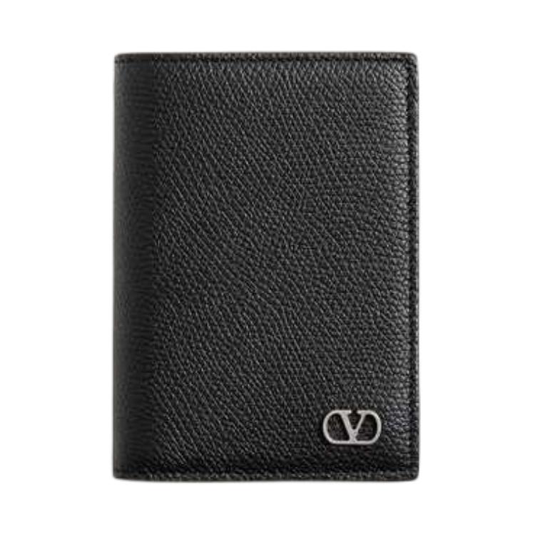 Мужской кошелек Valentino Logo (черный)