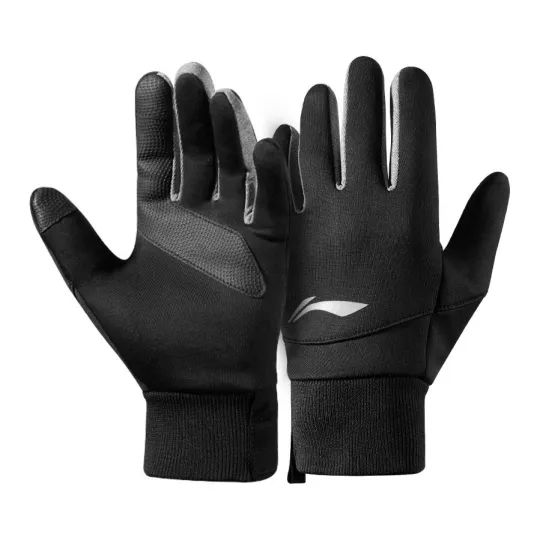 Li Ning Elastane, Polyester, PU Sports Gloves Unisex Multicolor