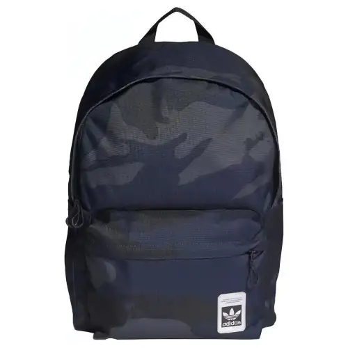 Adidas Originals Fashion Trend Fabric Backpack Regular Unisex Navy Blue