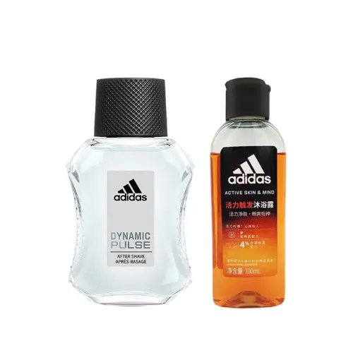 Adidas, genuine import waterproof skin care set strongly flavoured, refreshing aftershave lotion with a light fragrance, natural and permanent formula, 100 ml