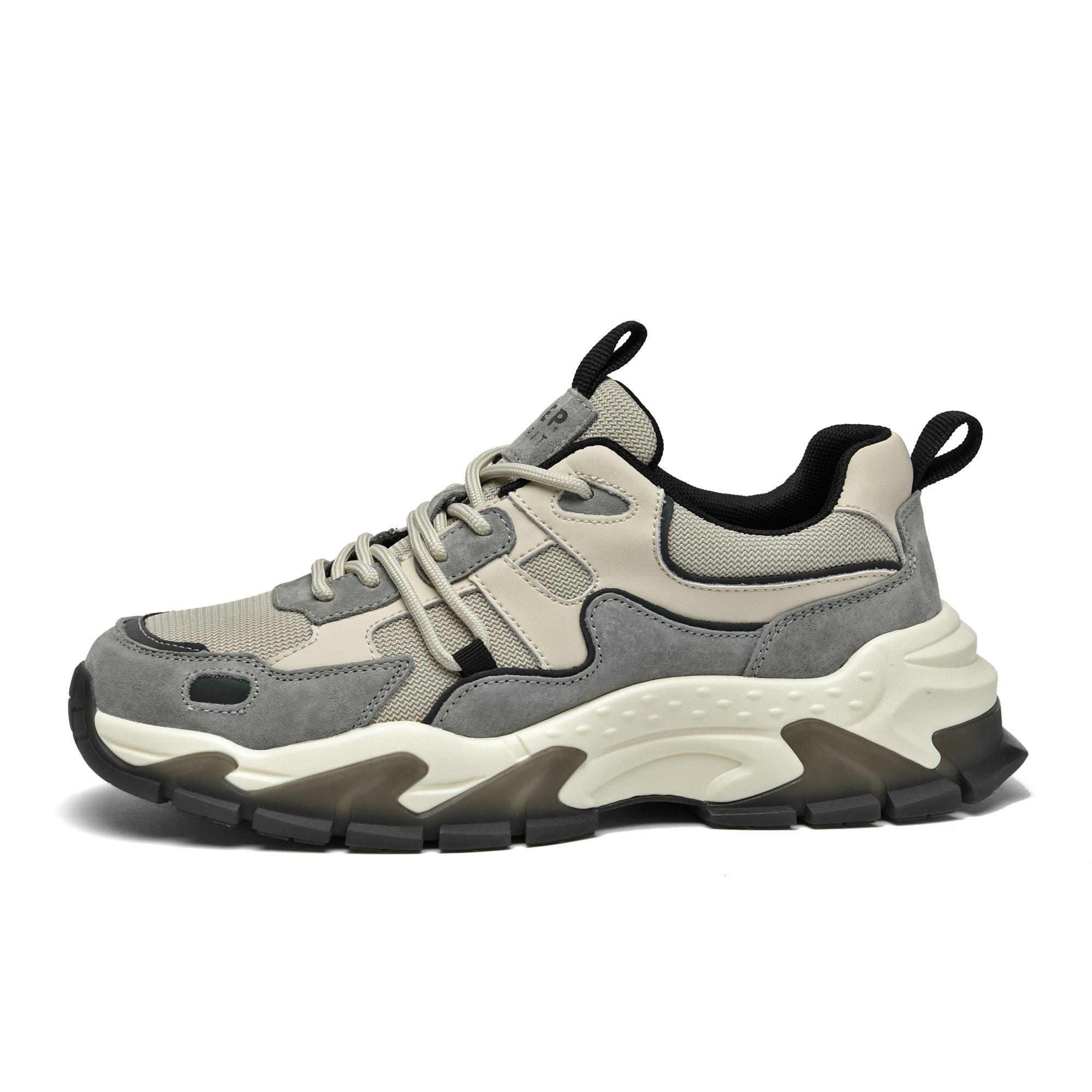 JEEP SPIRIT [山系] винтаж [吉普运动] для отдыха [老爹] мужской [鞋] осень [百搭] модные [户外登山旅游露营机能风] толстая [底 减震耐磨] водонепроницаемый воздухопроницаемый [ 低帮 徒步鞋 ] мужской стиль