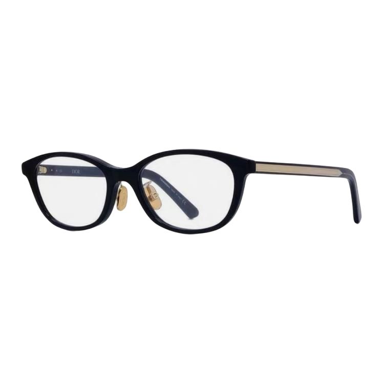 Женские очки Dior Oval Glasses (черные)