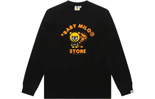 A BATHING APE T Shirts Men's Crew Neck Moderate Straight Fit