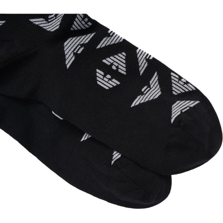 EMPORIO ARMANI Crew Socks Men’s 3 Pack Black