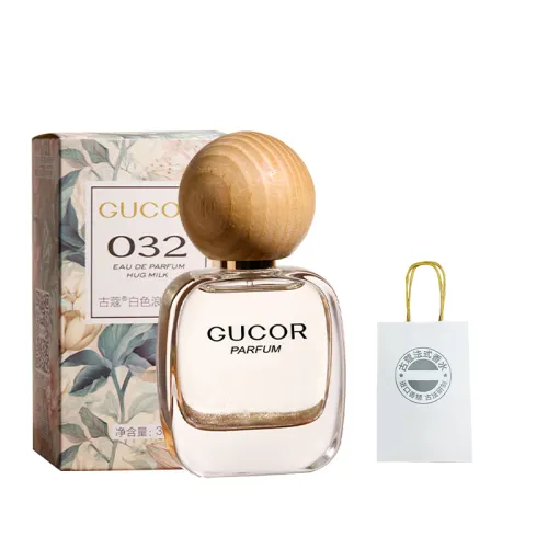 Gukou 032 White Romantic Fresh Cold Fragrant Perfume Floral and Fruity Intense Perfume EDP Milky Body Fragrance Ancient Method Perfume Pure High-end Long-lasting Fragrance Layered 30ml
