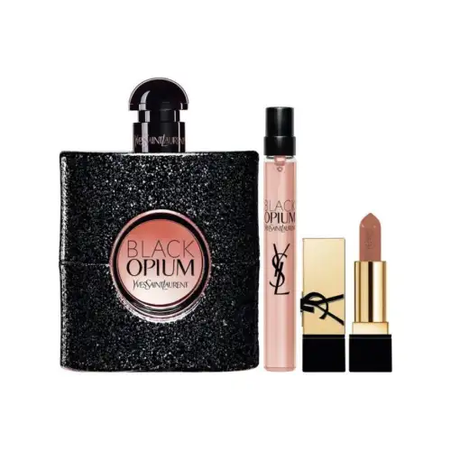 YSL, lipstick for traveling, perfume, set, 23 years, square tube, medium sized sample, 90 ml, 10 ml, 1.3g