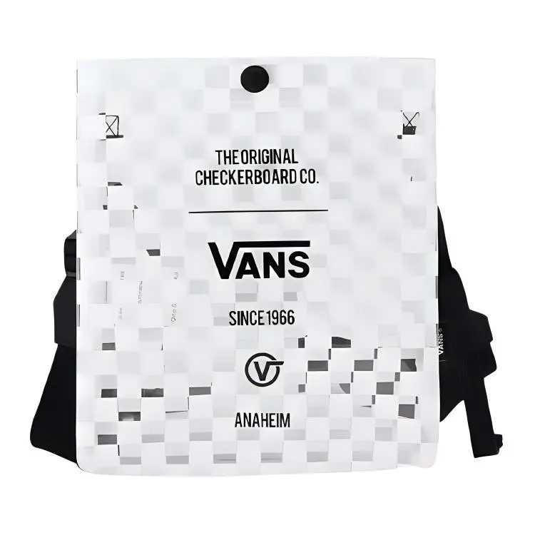 Vans PVC Shoulder Bag, Crossbody Bag Regular Women's White