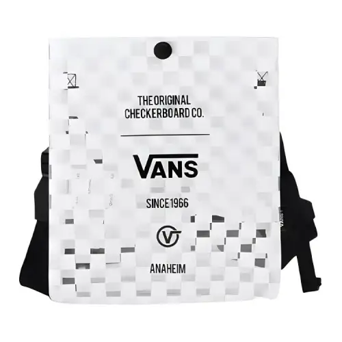 Vans PVC Shoulder Bag, Crossbody Bag Regular Women's White