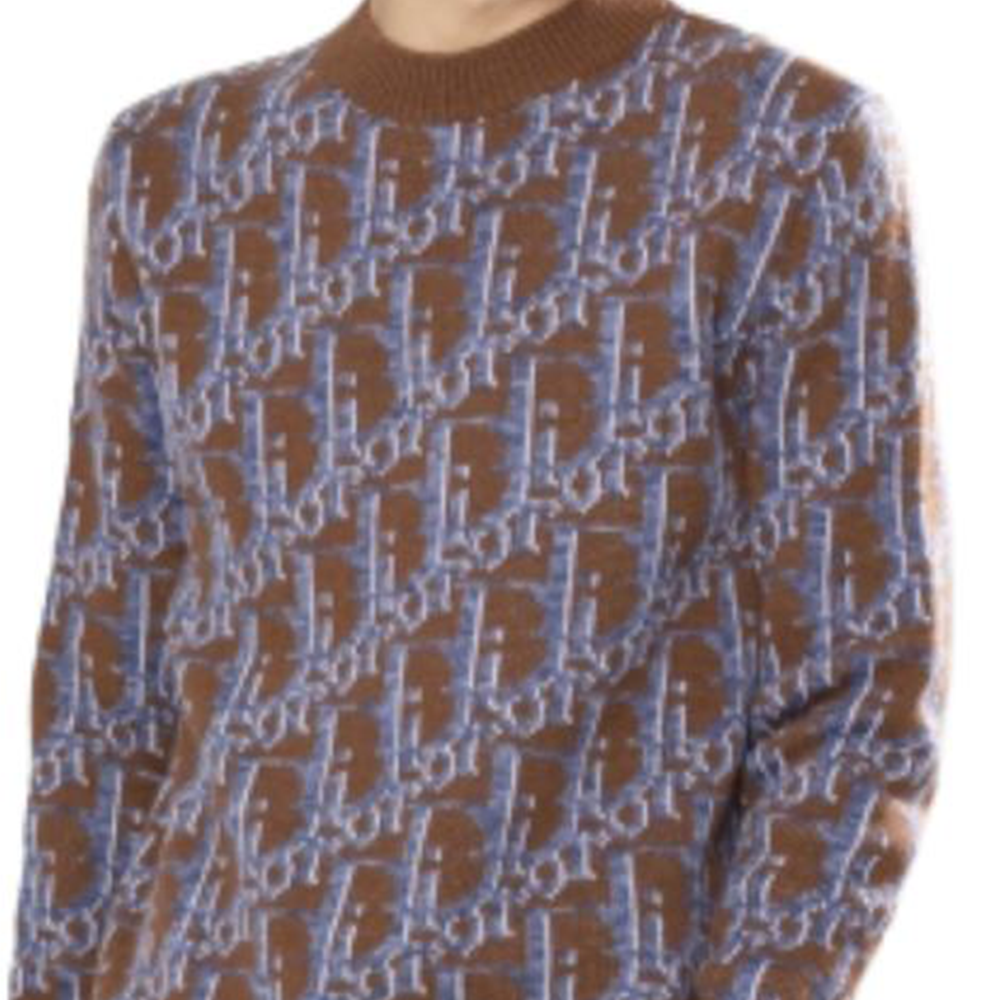 Мужской свитер Dior Sweater (коричневый) — фото 3