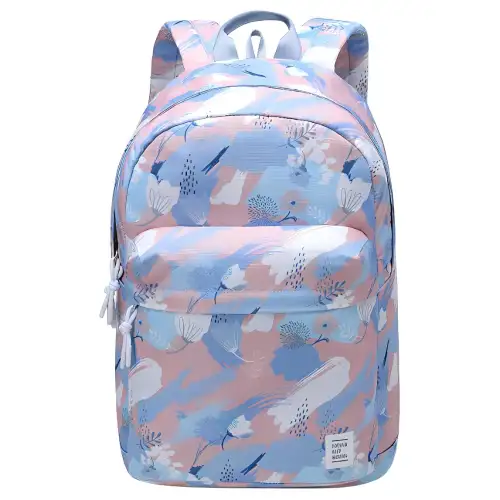 Anta Polyester Backpack Regular Women's Blue/Pink