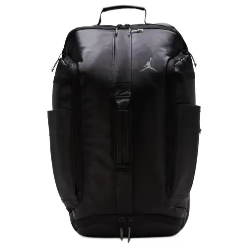 Jordan Polyester With Nylon Backpack Regular Unisex Black