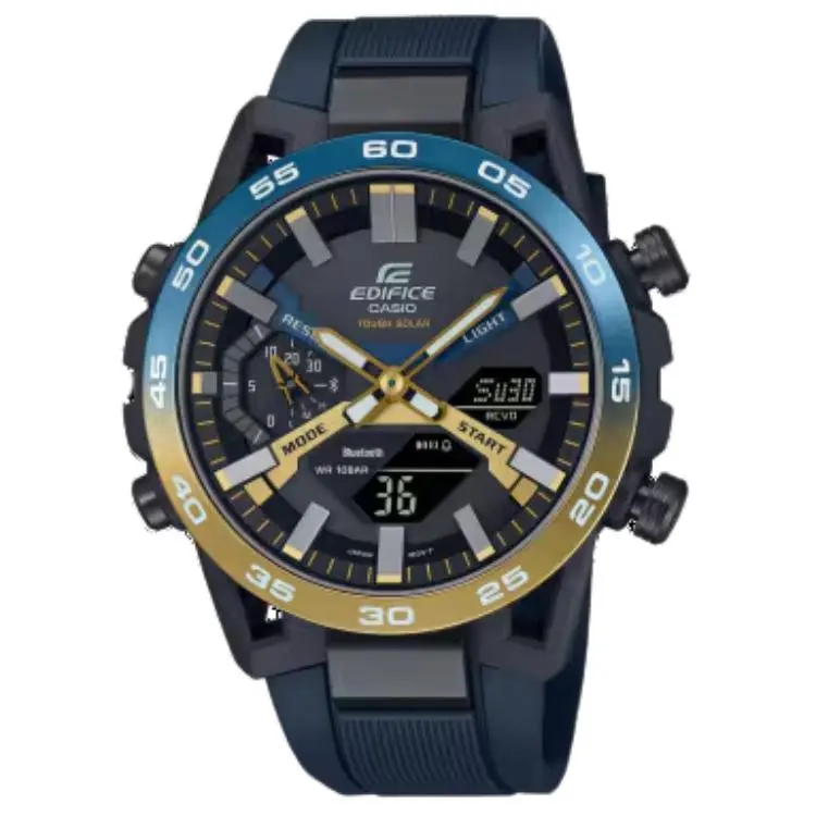 CASIO Night Driving Collection ['100', 301050]m Waterproof Solar Quartz Movement Resin Strap Watch