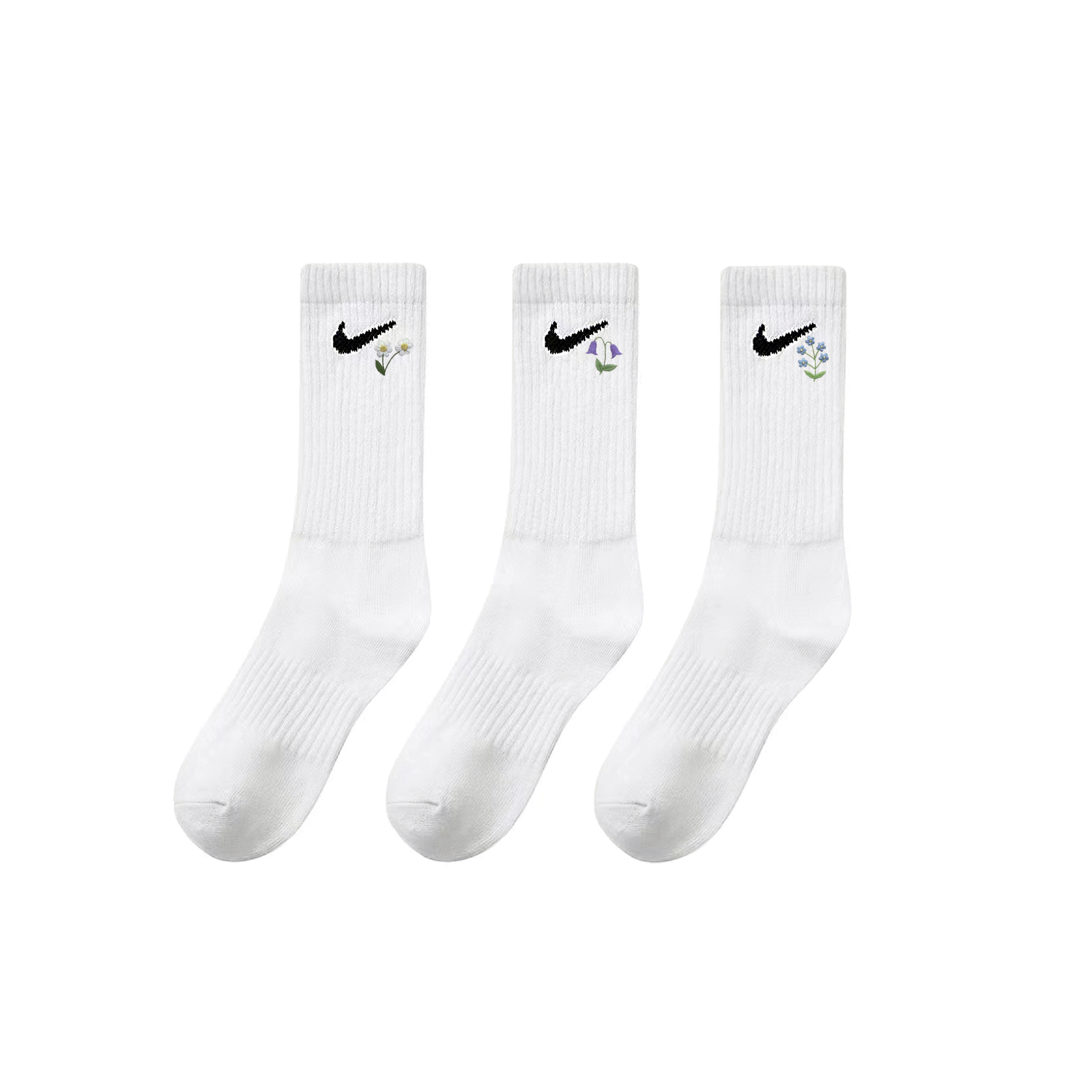 Nike Crew Socks Unisex 3 Pack White