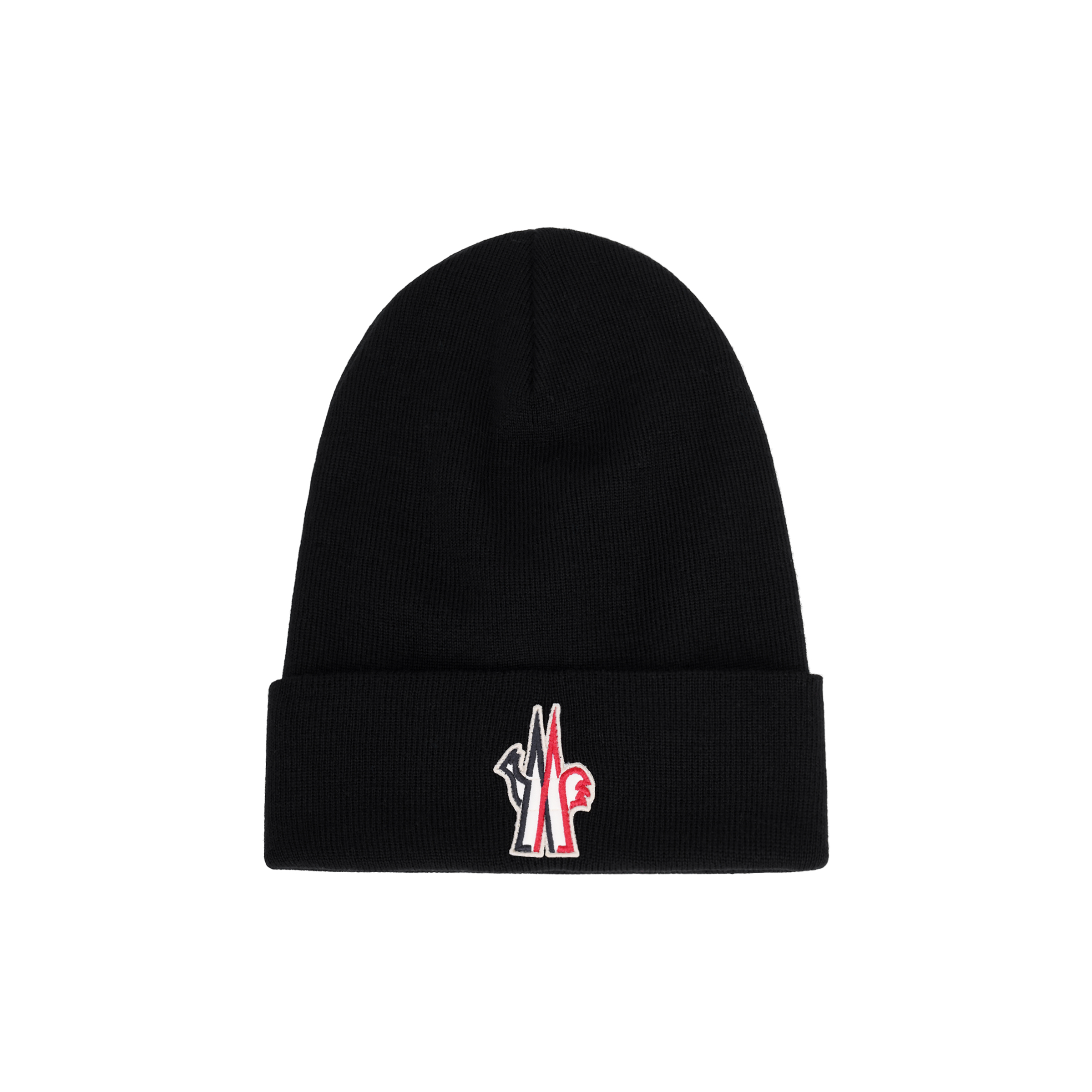 Мужская шапка Moncler Moncler Logo (черная)