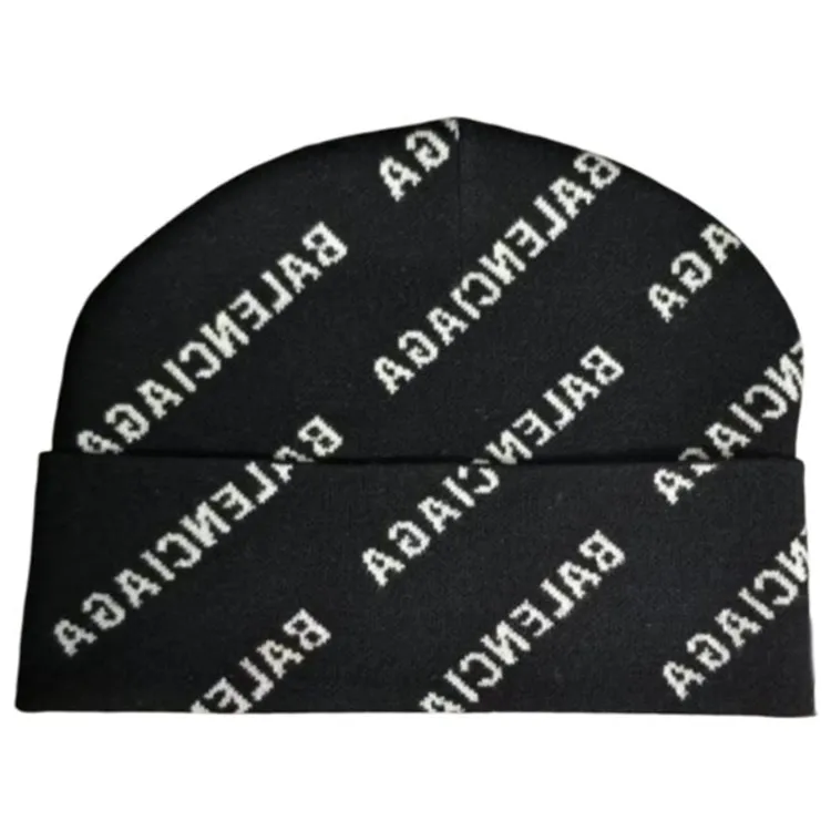 Balenciaga Beanies Unisex Black