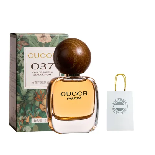 Gukou Black Crow Black Coffee Natural Petals Light Luxurious Classic Fragrance Fragrant and Heart-beating Perfume Floral and Fruity EDP Pure Fragrance High-end Ancient French Fragrance Long-lasting Fragrance Layered 30ml