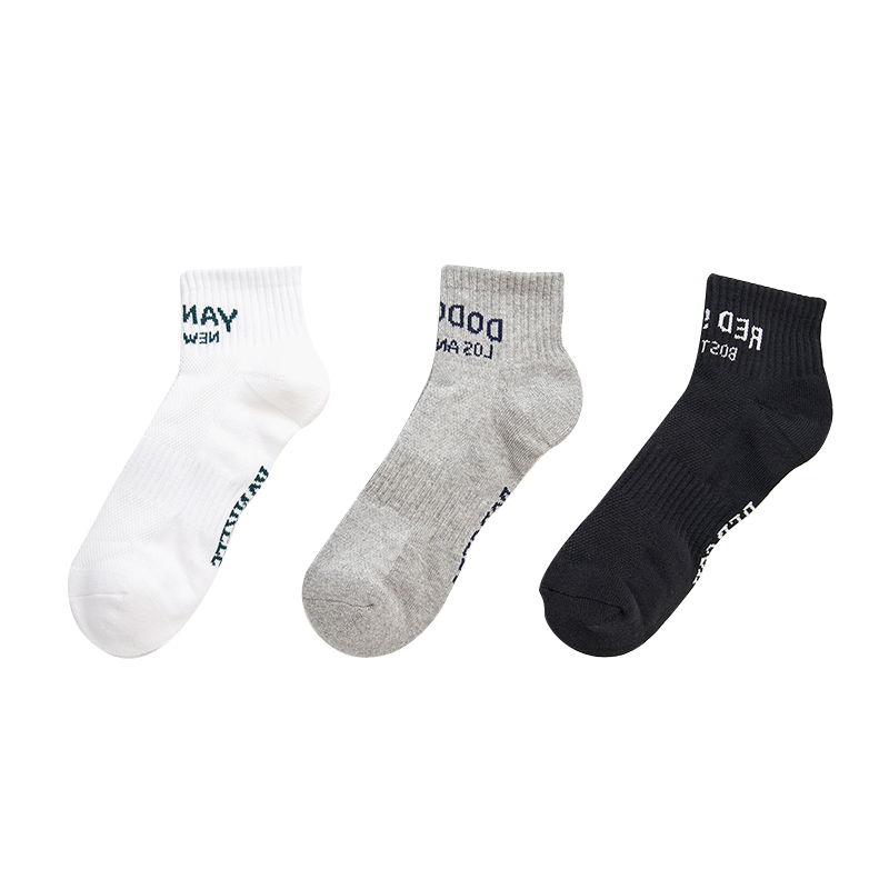 MLB BOSTON REDSOXNew York Yankees Ankle Socks Unisex 3 Pack