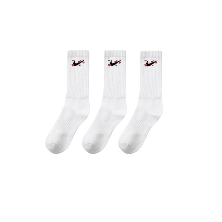 Nike Crew Socks Unisex 3 Pack White